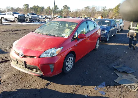 2013 Toyota Prius Two from USA, damaged, VIN JTDKN3DUXD5571884
